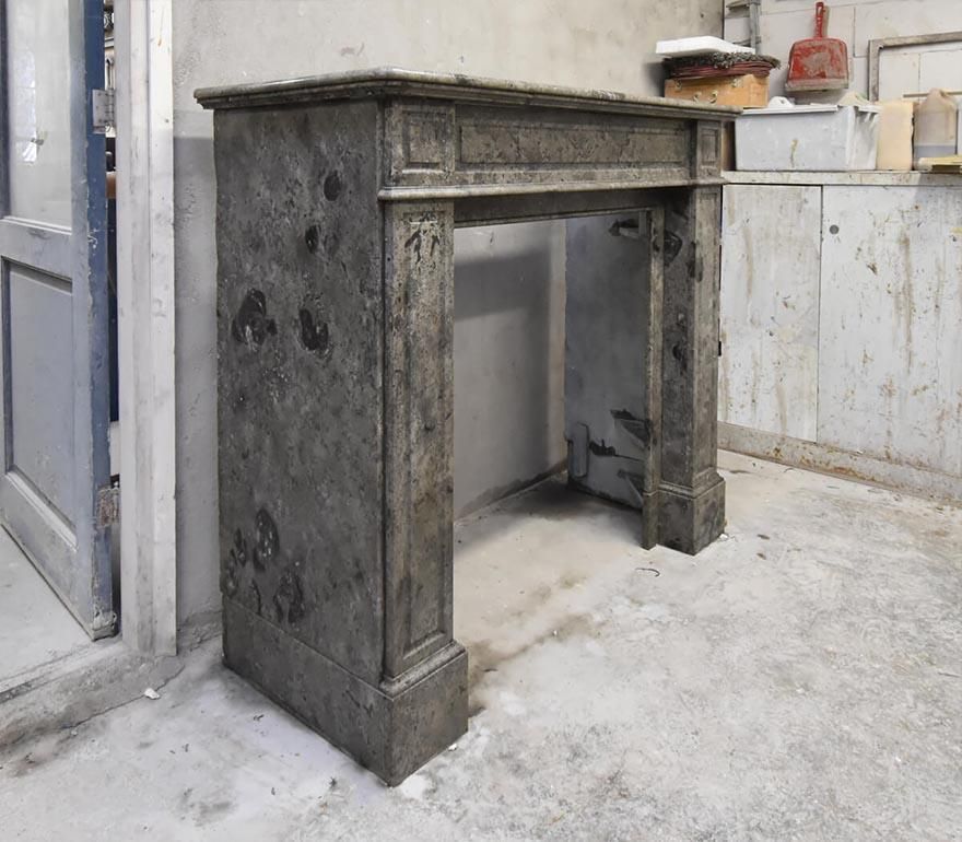 Marble Fireplace Mantel 19th Century photo furniture