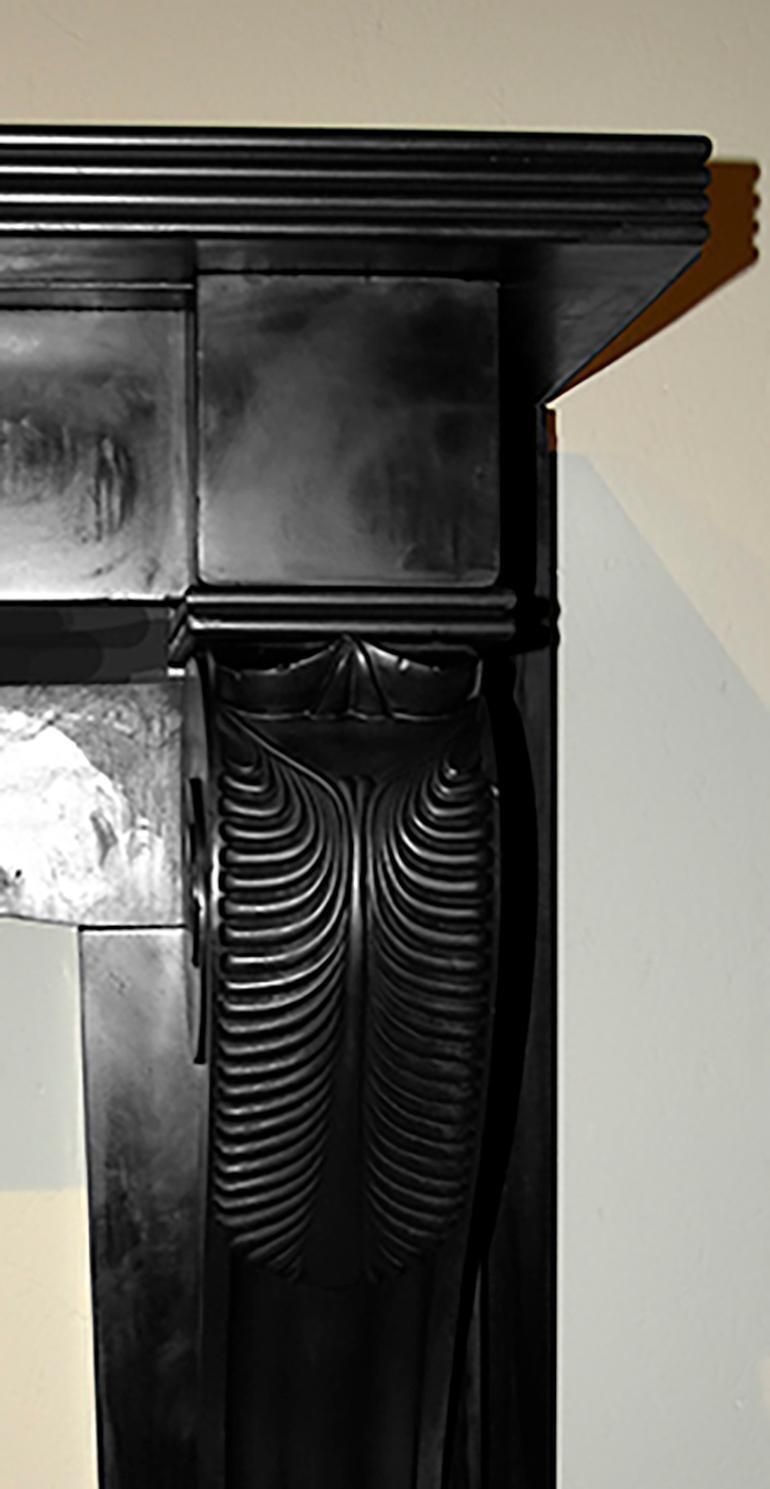Black Marble Fireplace Mantel, 19th Century photo Home Fixtures