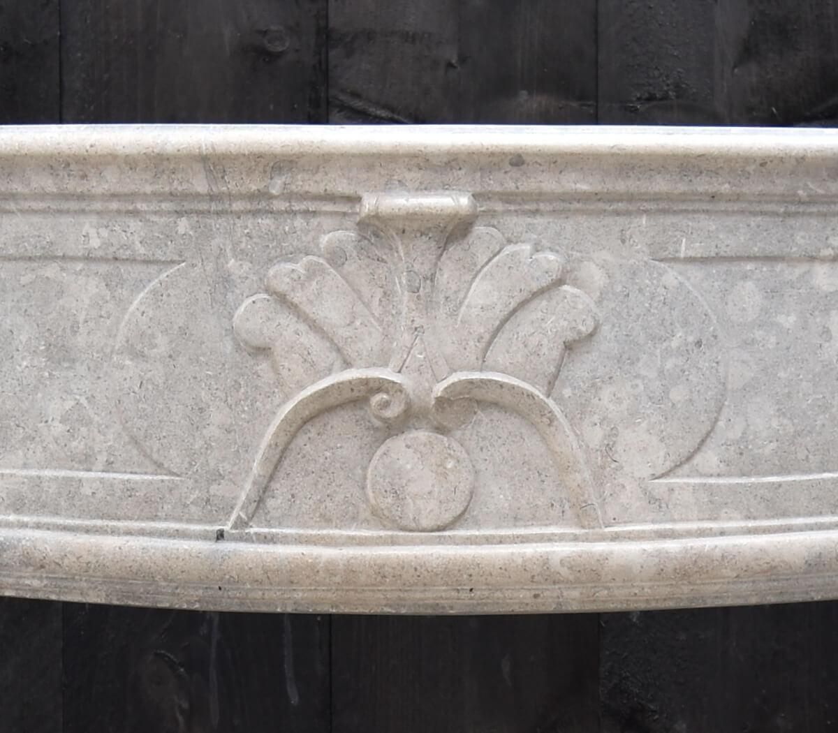 19th Century Antique French Marble Stone Fireplace Mantel photo Home Fixtures