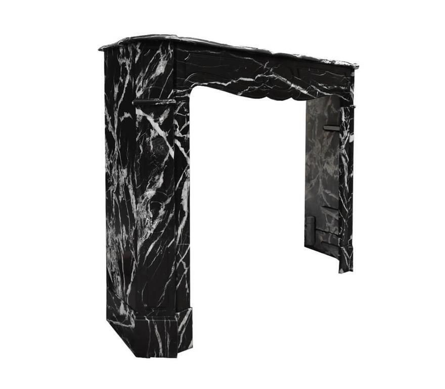 Marble Pompadour Fireplace 19th Century photo furniture