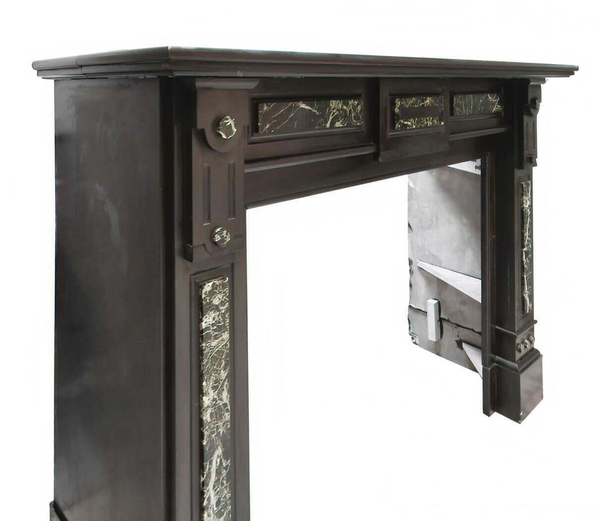 Marble Fireplace Mantel 19th Century photo for sale