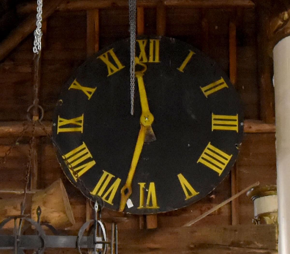 19th Century Antique Church Clock photo for sale
