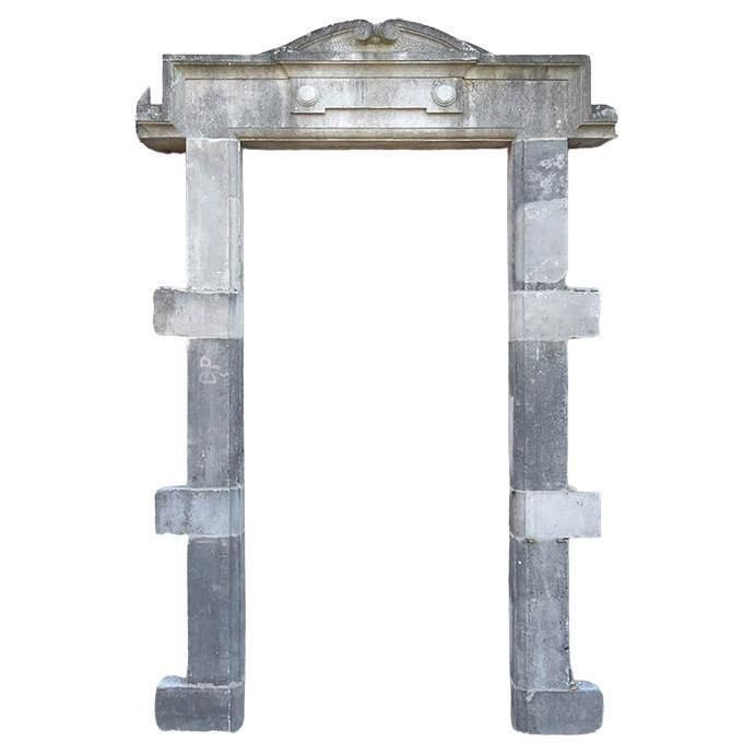 Belgian Bluestone Porch, Door Frame, 19th Century