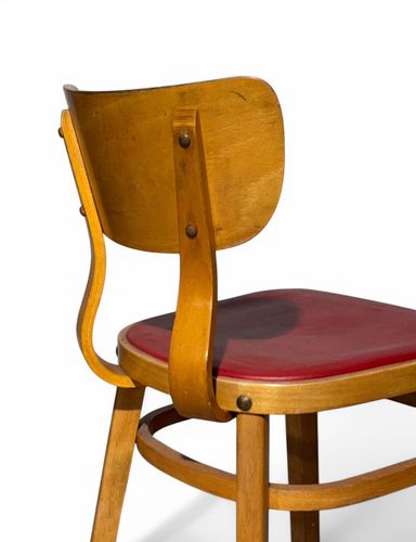 Mid Century Benn Chair Desk Chair  Beech Maple And Ply Wood C1950s photo vinterior