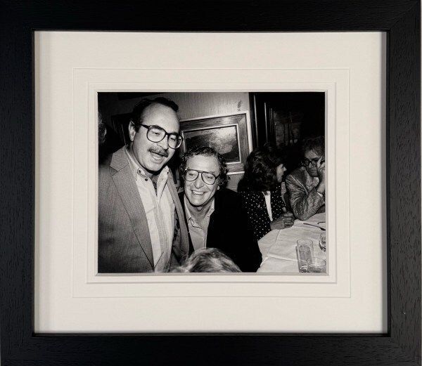 Bob Hoskins And Sir Michael Caine By Richard Young