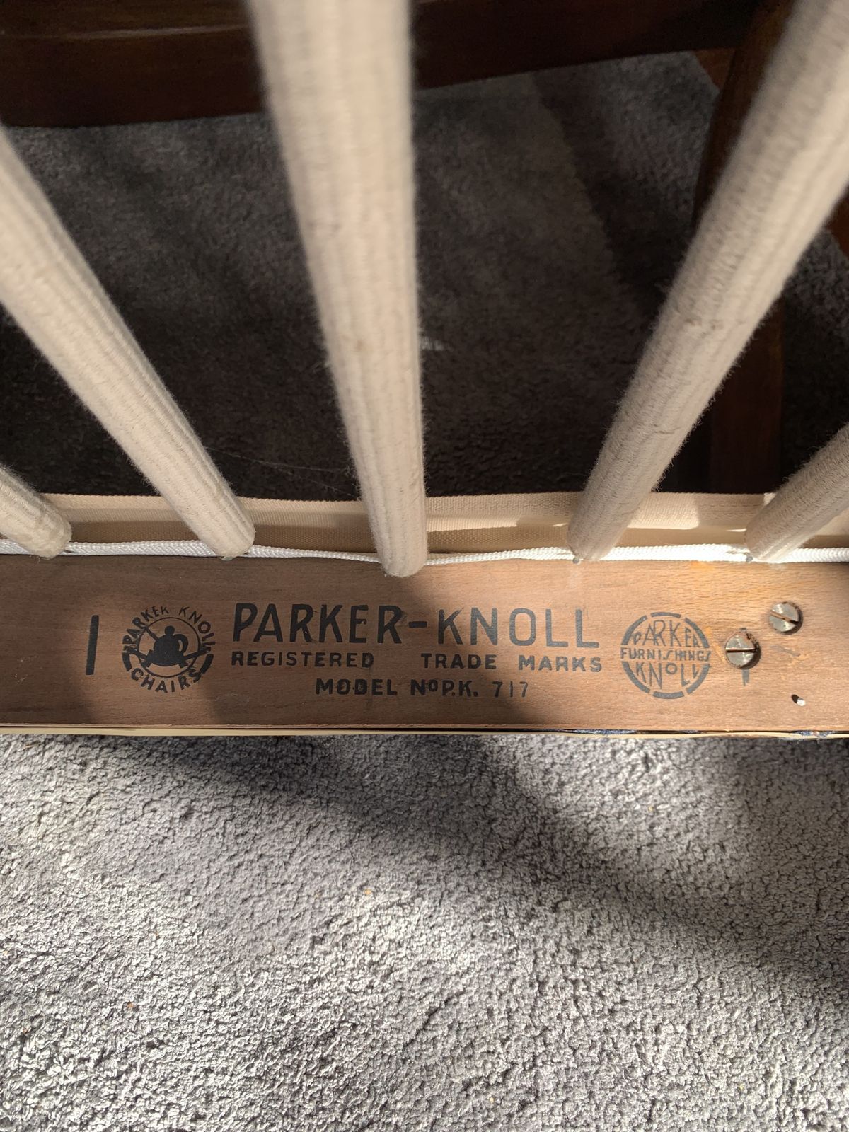 Pair Of Parker Knoll Mid Century P.K717 Chairs photo for sale