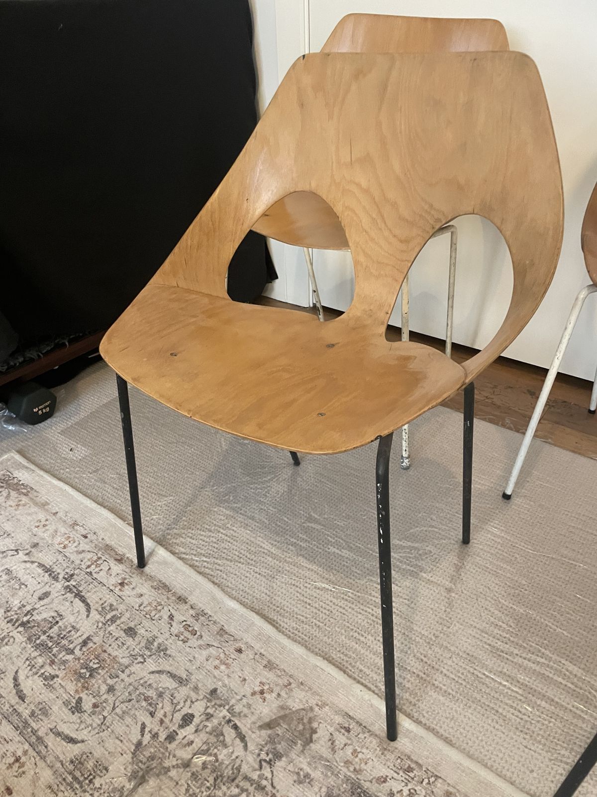 6x Model C3 Jason Chair By Carl Jacobs & Frank Guille For Kandya, 1950s photo 1000.0