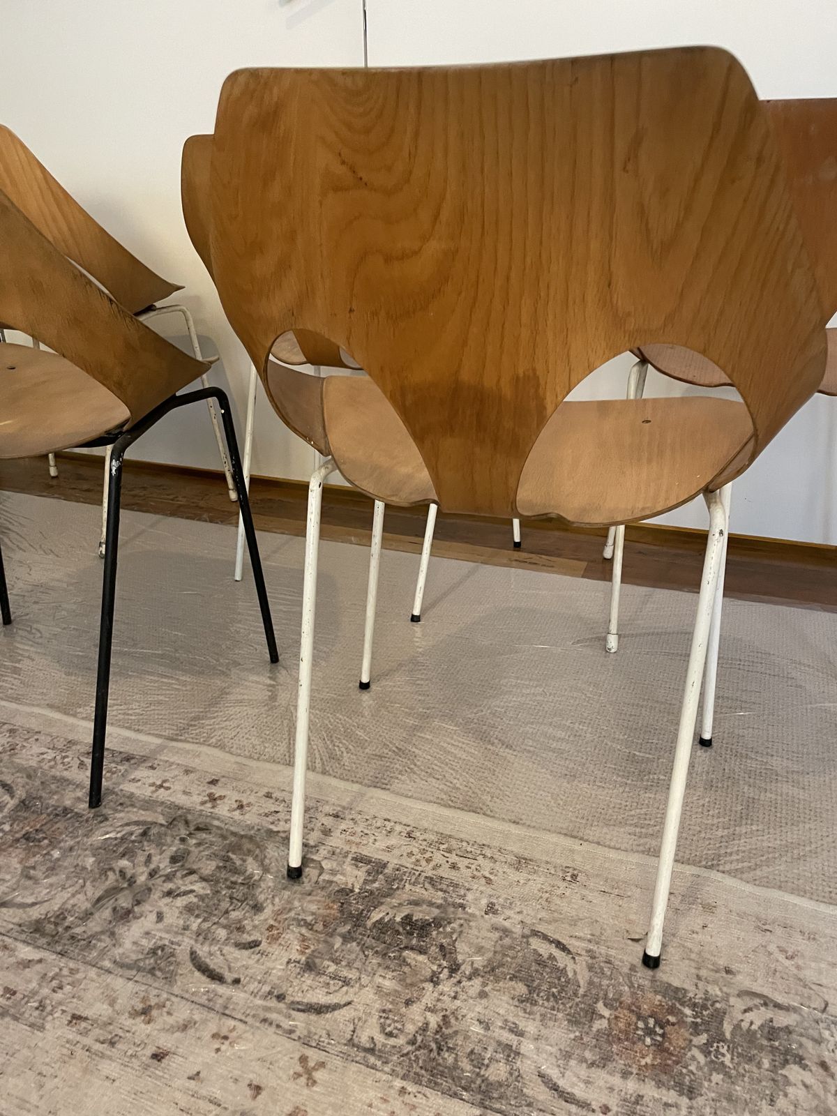 1000.0 6x Model C3 Jason Chair By Carl Jacobs & Frank Guille For Kandya, 1950s photo