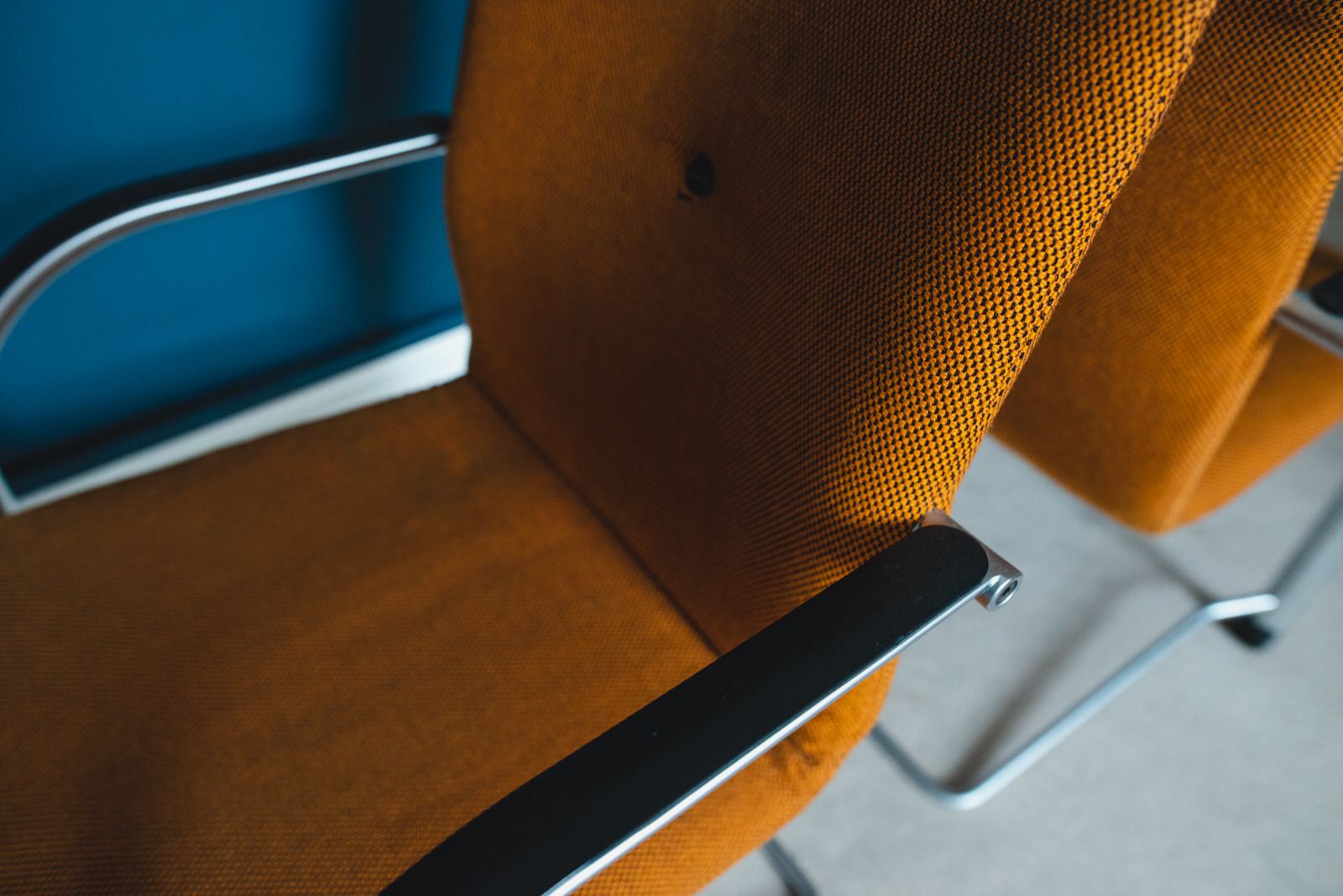 Burkhard Vogtherr For Fritz Hansen Independence Cantilever Chairs photo vintage