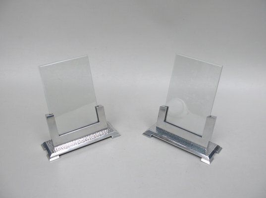 Bauhaus Picture Frames In Aluminum, Germany, 1930s, Set Of 2 photo Home Decor