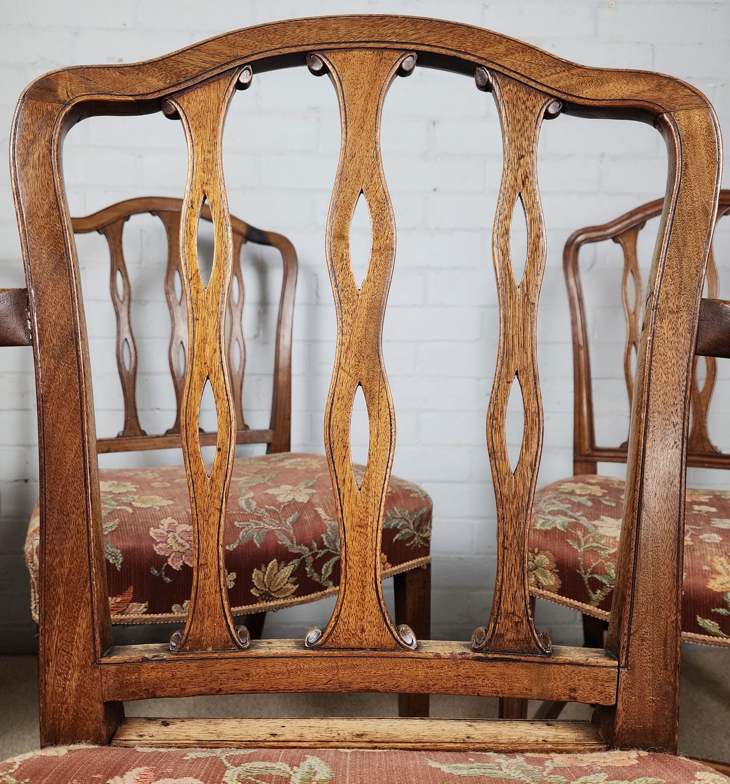 Antique Mahogany Dining Chairs. Georgian Early 19th Century. photo for sale