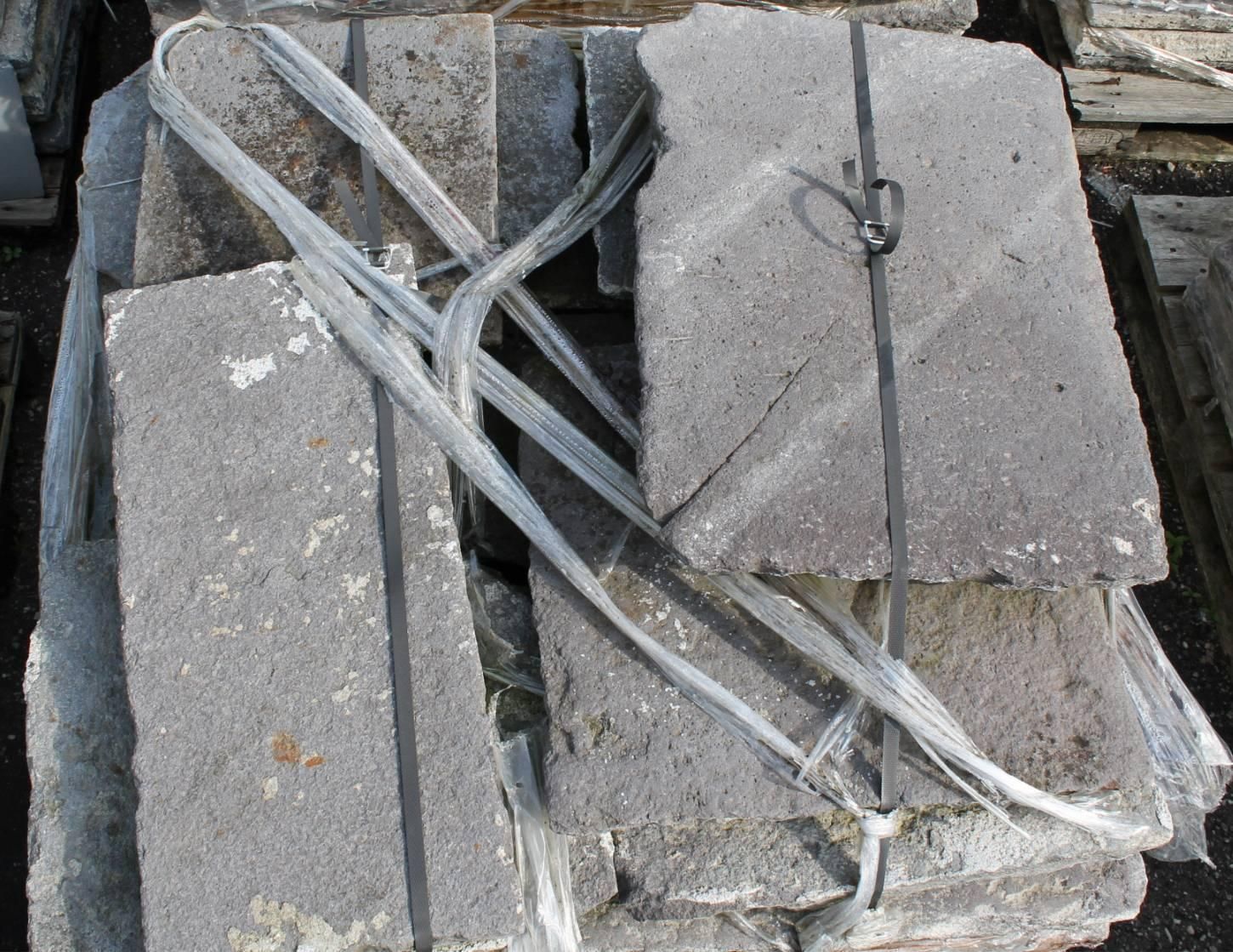 Original And Unique French Antique Lava Stone Dalles photo for sale
