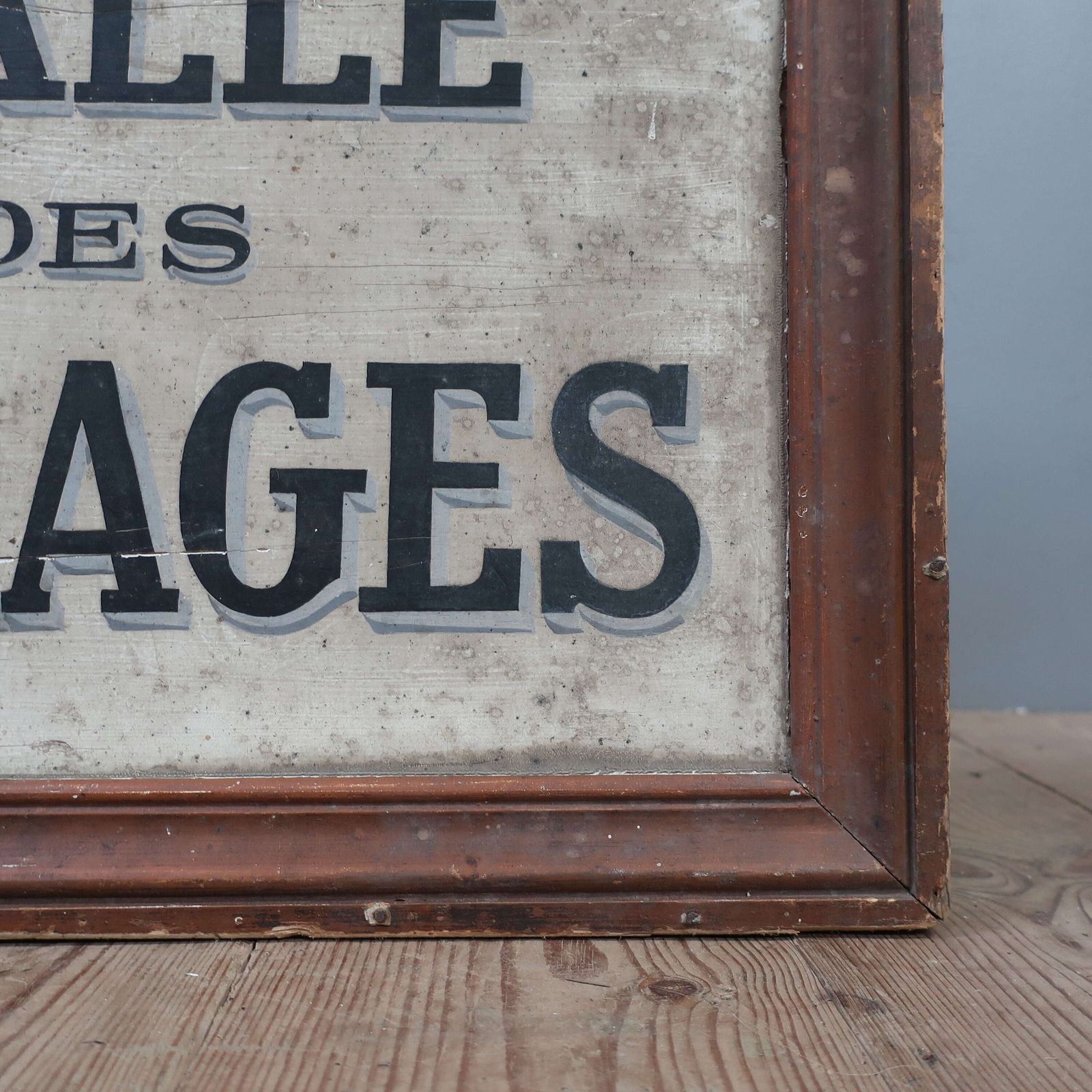 French 'Drawing Room' Sign C1890 photo vintage