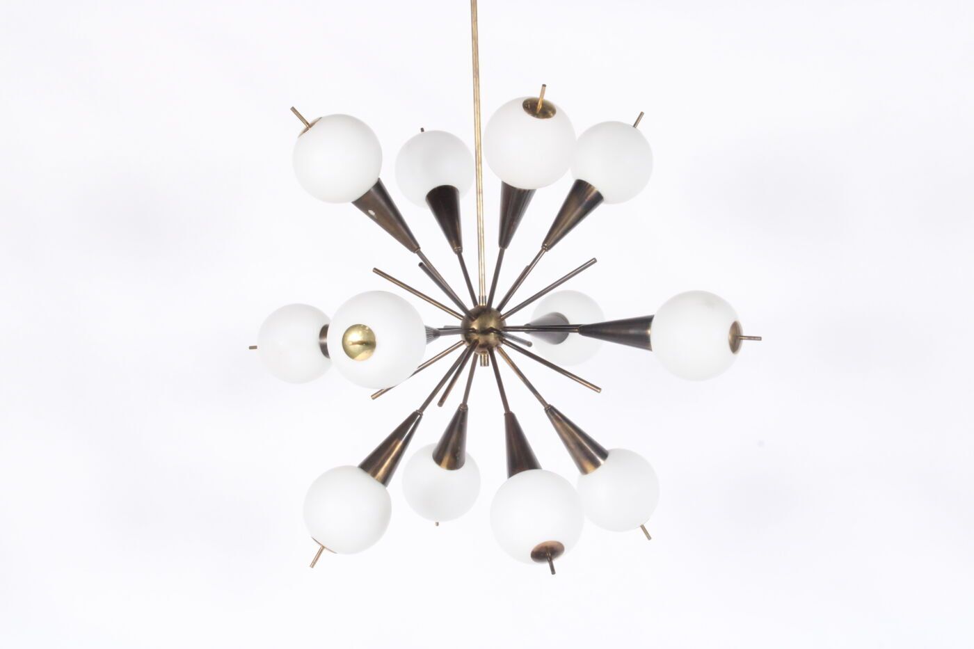 Superb Mid Century Italian Stilnovo Sputnik Chandelier photo furniture