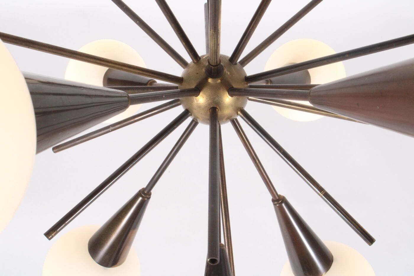 Superb Mid Century Italian Stilnovo Sputnik Chandelier photo buy
