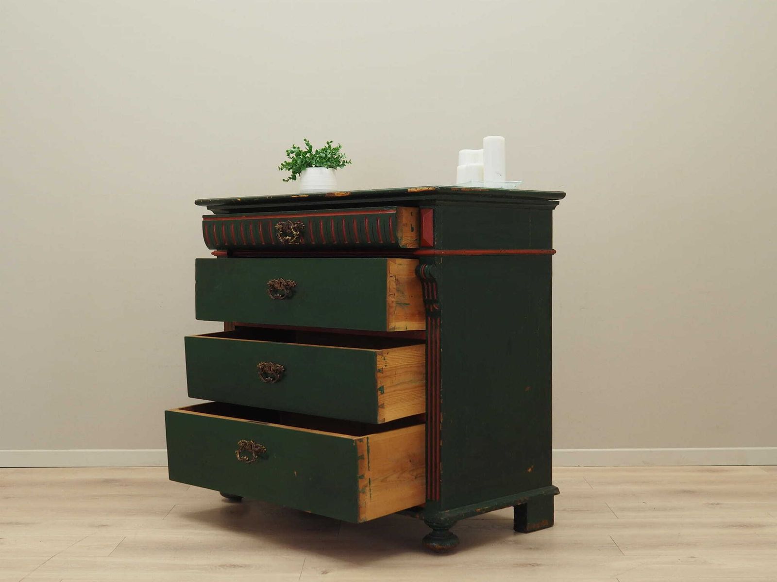 Grenen Ladekast, Deens Design, Ca. Jaren 1950, Productie: Denemarken photo Meubels