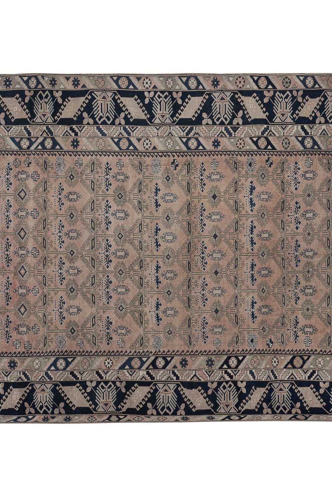 Decorative Turkish Rug, Soft Muted Color Oushak , Living Room 9'9'' X 12'9'' photo buy