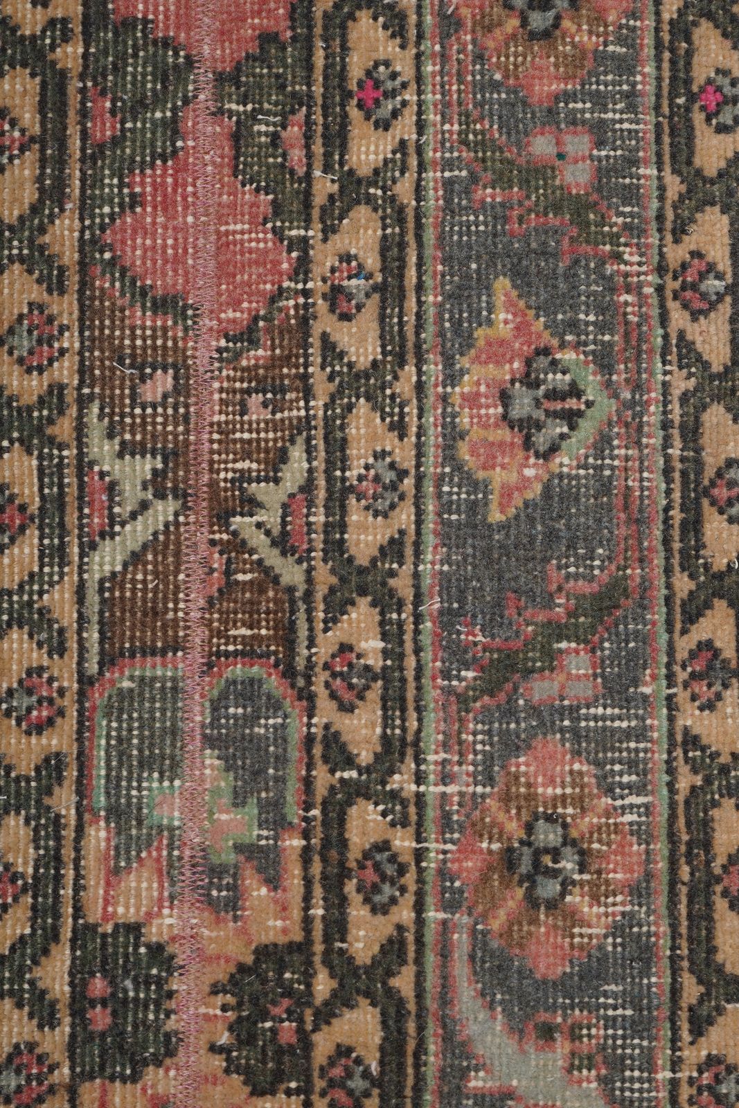 1960s Hand Knotted Anatolian Runner   Stair Carpet 1'7'' X 23'9'' photo furniture