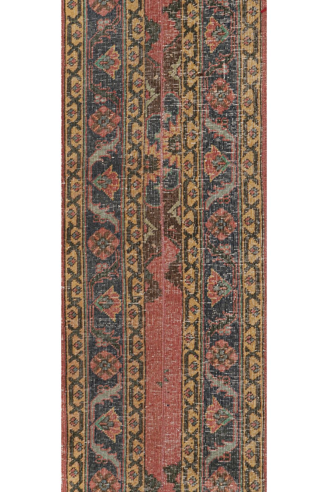 1960s Hand Knotted Anatolian Runner   Stair Carpet 1'7'' X 23'9'' photo 1600.0