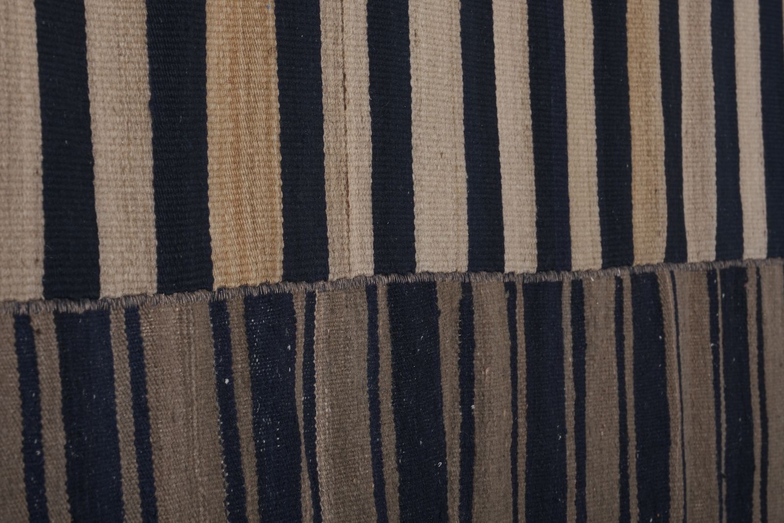 Giant Anatolian Striped Kilim Rug 11' X 13'1'' photo vinterior