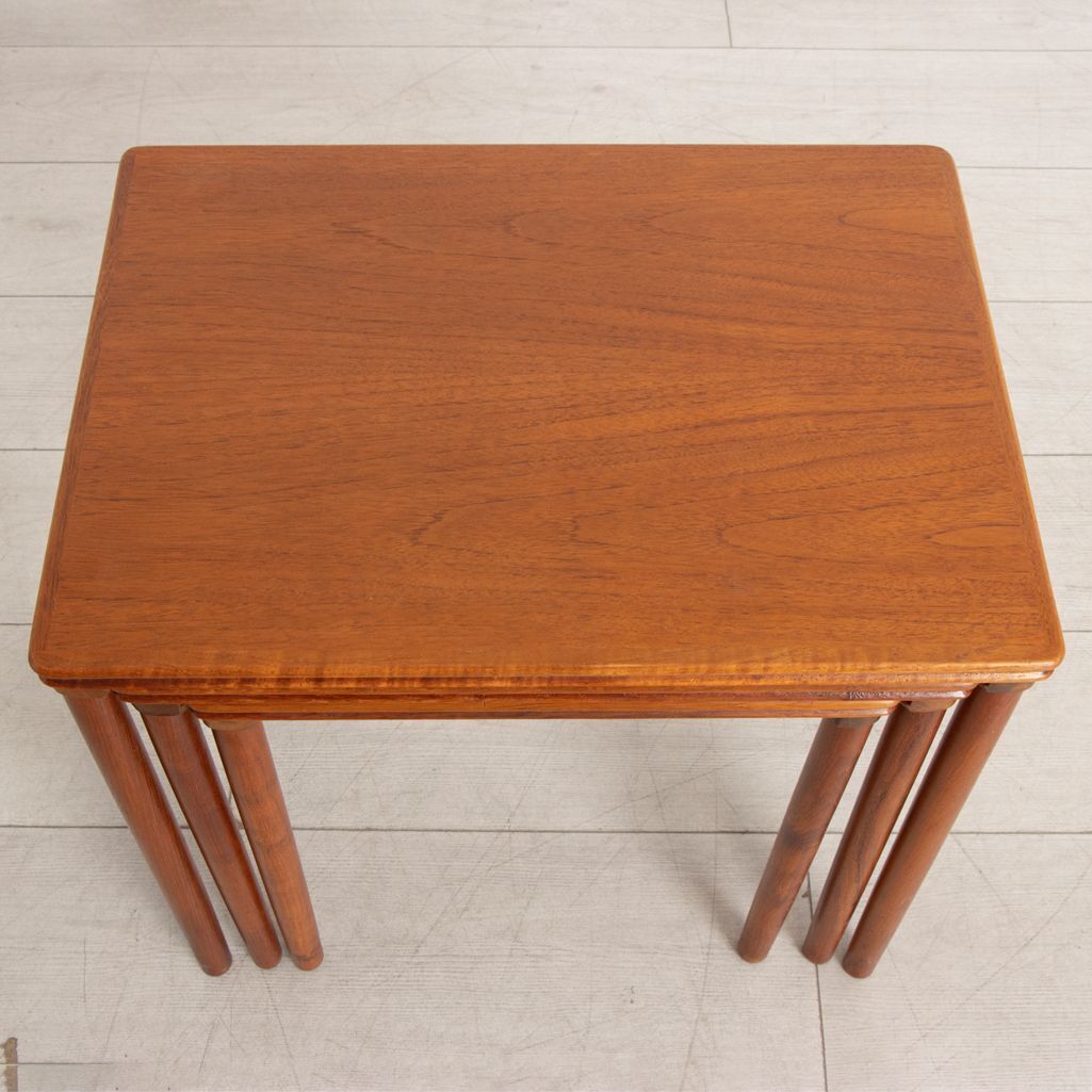 Nest Of Danish Teak Tables By E.W. Bach For Mobelfabrikken Toften photo 345.0