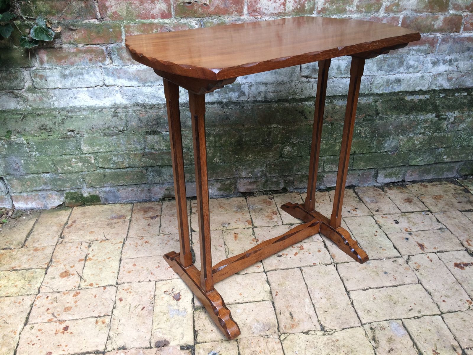 Mid Century Side Table, 1950s, Oak