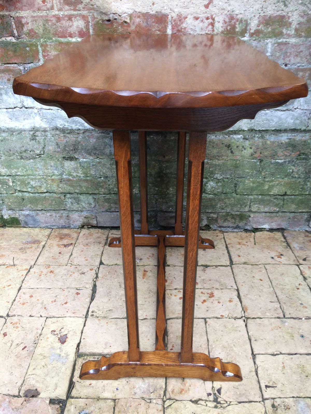 Mid Century Side Table, 1950s, Oak photo for sale