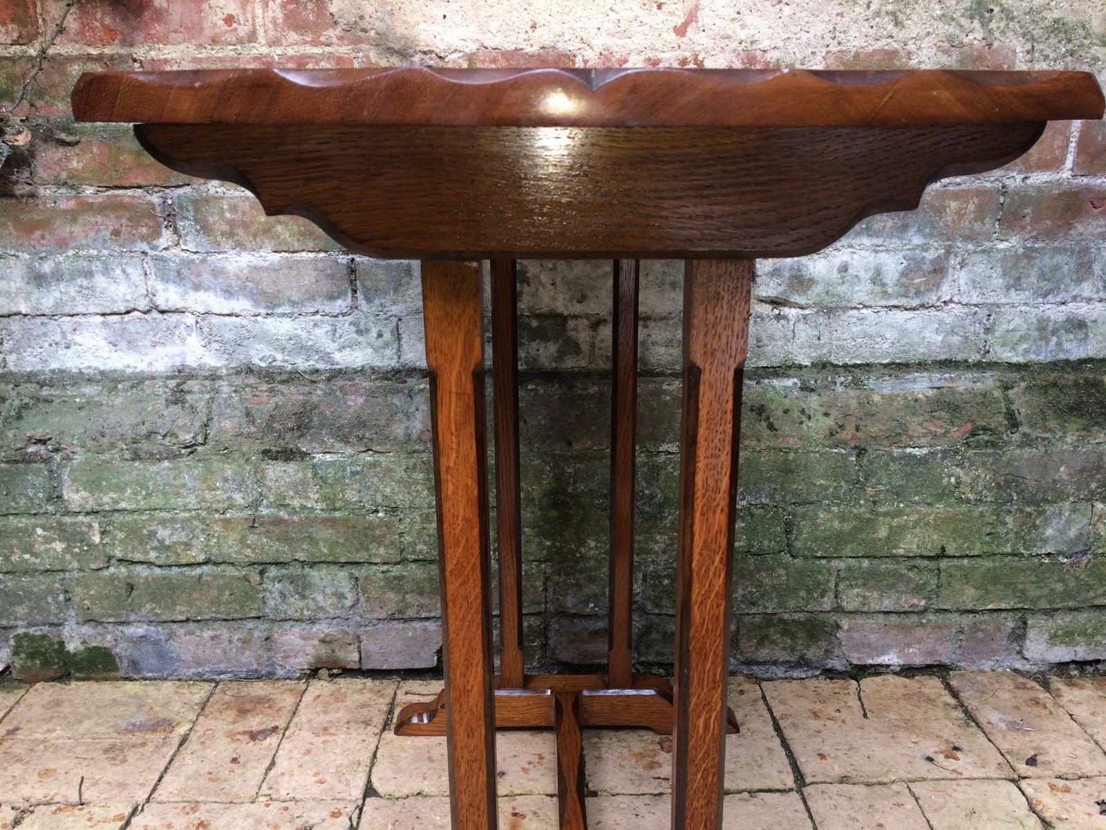 Mid Century Side Table, 1950s, Oak photo 180.0