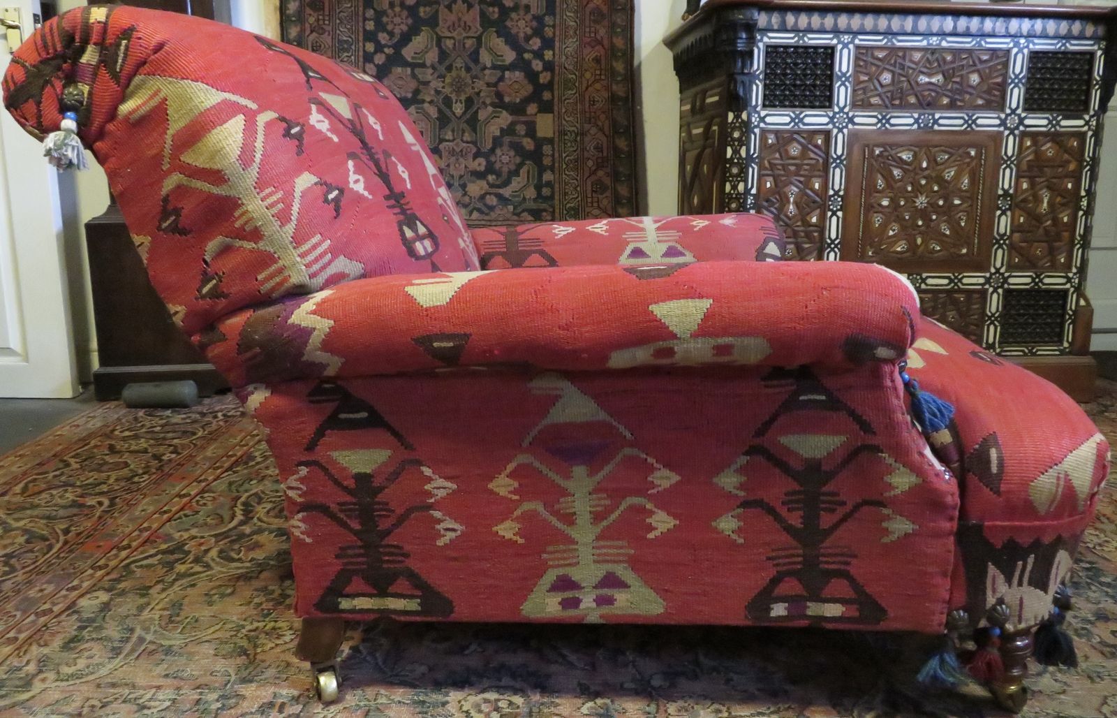 Howard And Sons "Kilim" Club Armchair. photo furniture
