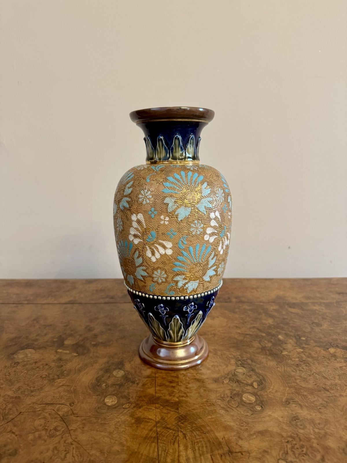 Stunning Quality Pair Of Antique Royal Doulton Vases photo furniture