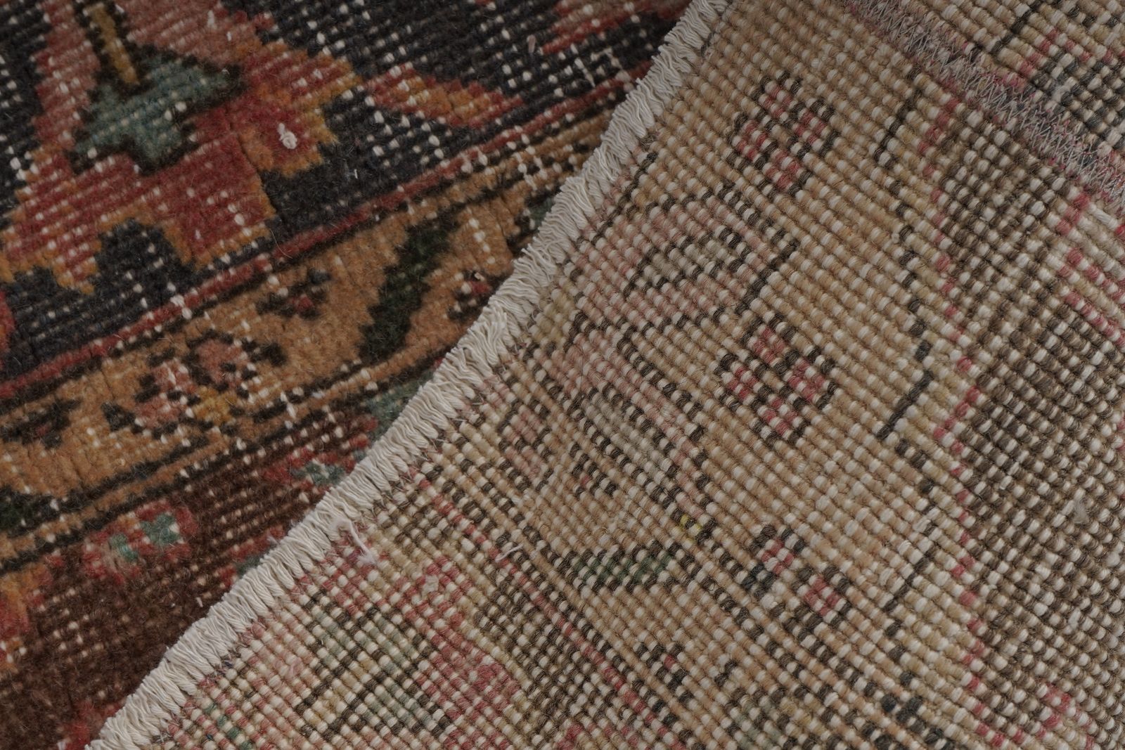 Textiles 1960s Hand Knotted Anatolian Karapinar Runner   Stair Carpet 1'8'' X 17'2'' photo