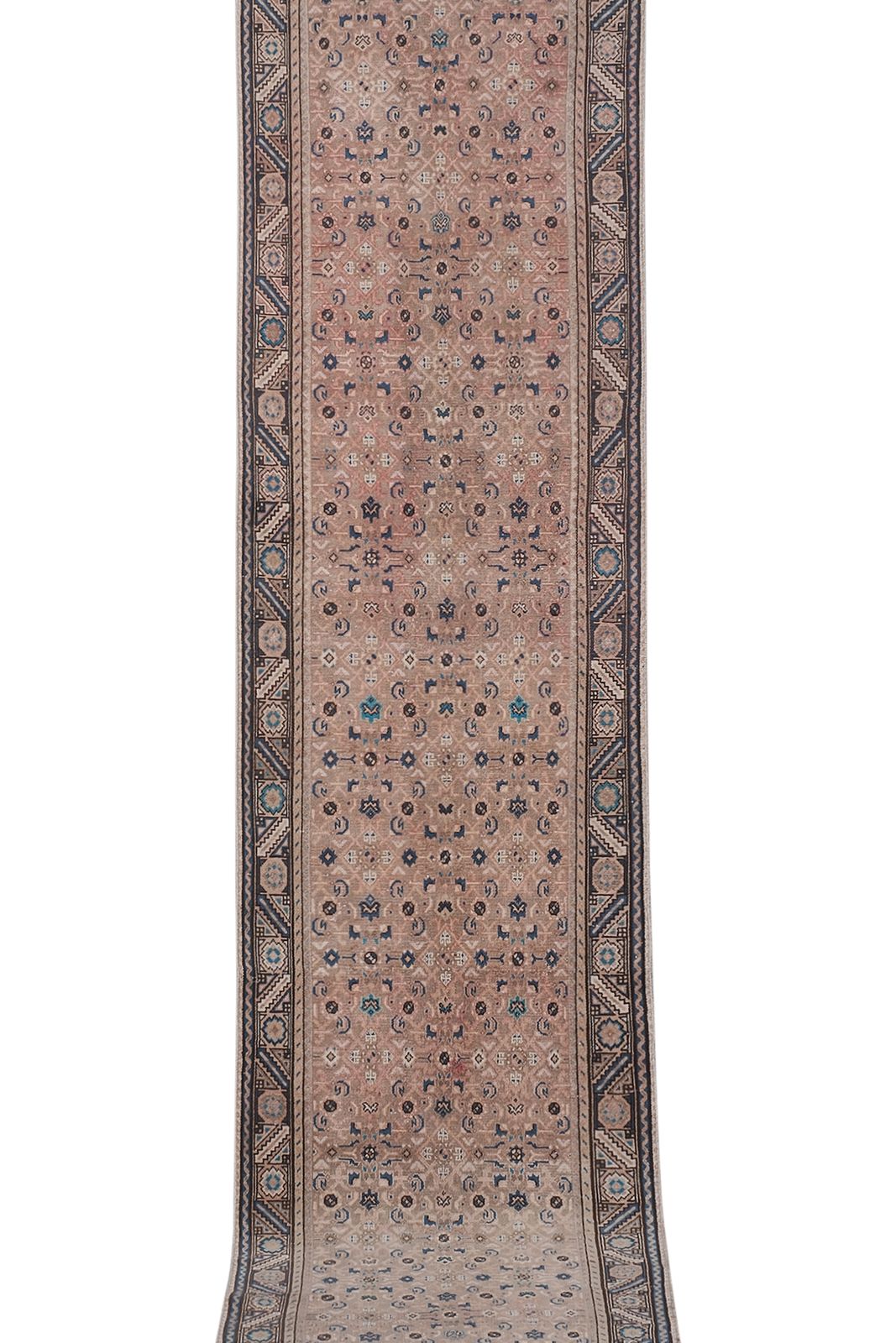 photo furniture Caucasian Runner Rug 3'2'' X 13'7''