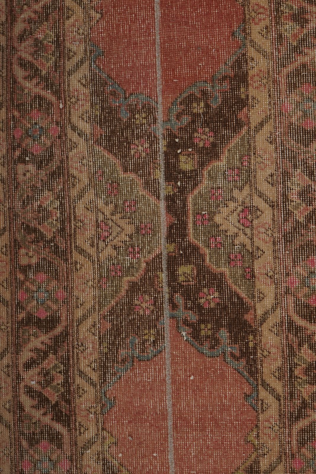1960s Turkish Oushak Extra Long And Wide Runner   Stair Tread 2'5'' X 23'6'' photo buy