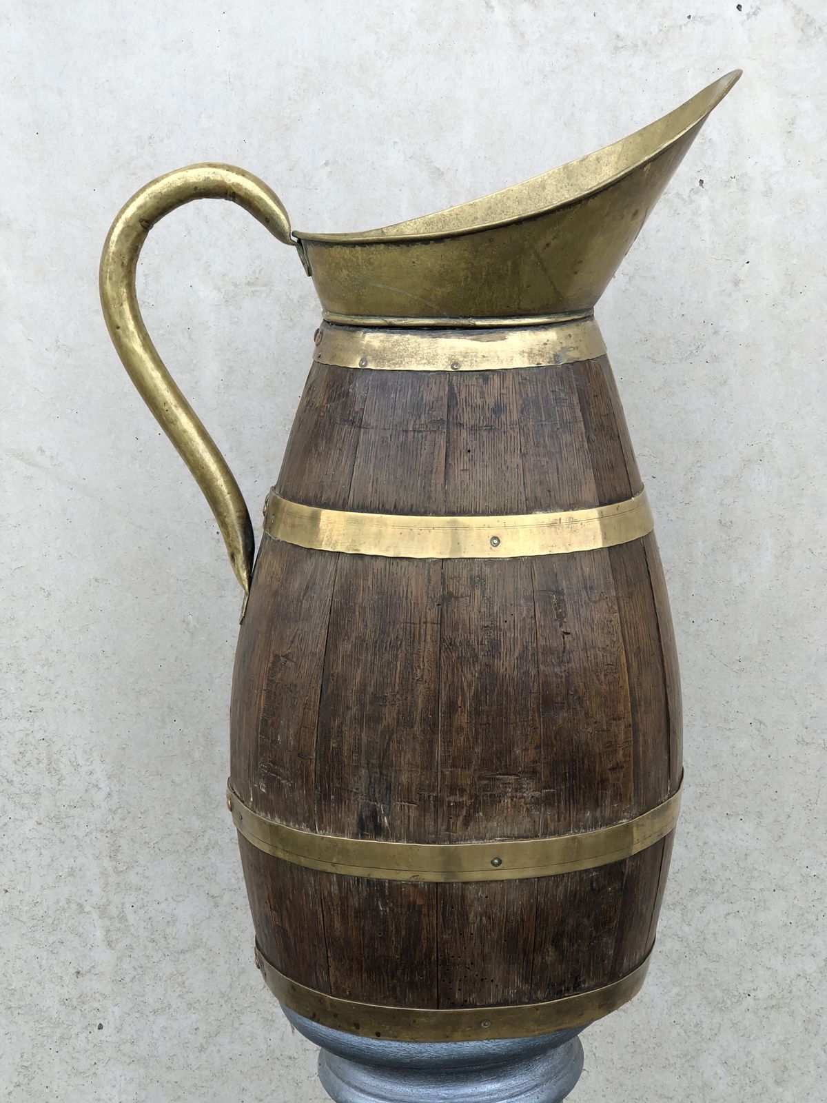 Handsome Antique French Pitcher / Umbrella Stand photo 129.0