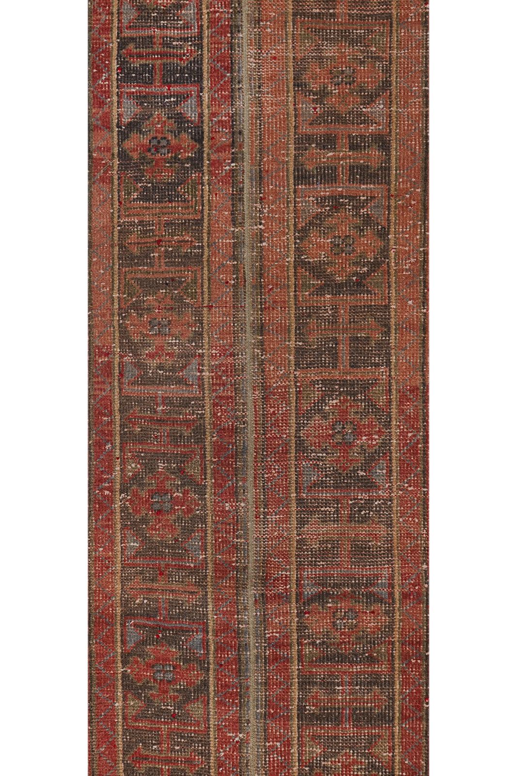 1960s Distressed Extra Long Turkish Runner Rug   Stair 1'8'' X 22'5'' photo Textiles