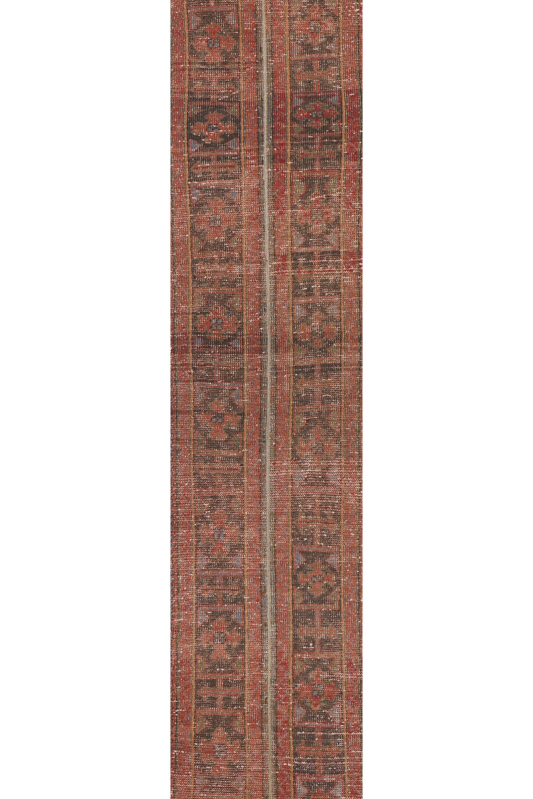 1960s Distressed Extra Long Turkish Runner Rug   Stair 1'8'' X 22'5'' photo 1350.0