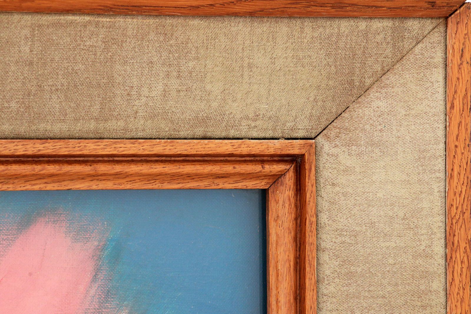 Painting The Two Faces By Michel Guérin In The Style Of Picasso photo vintage
