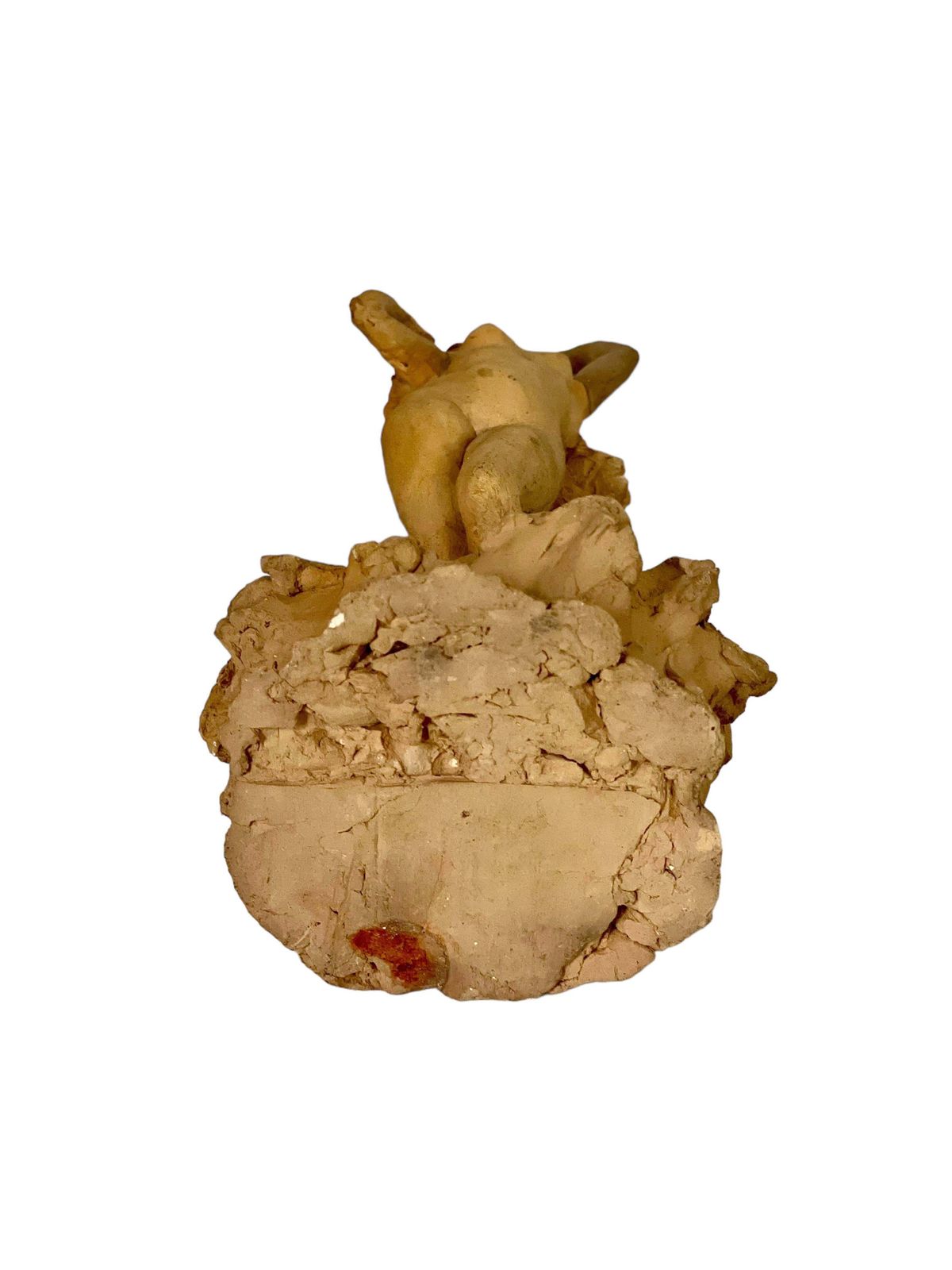 Art Petite Terracotta Statue Of A Nude Young Woman photo