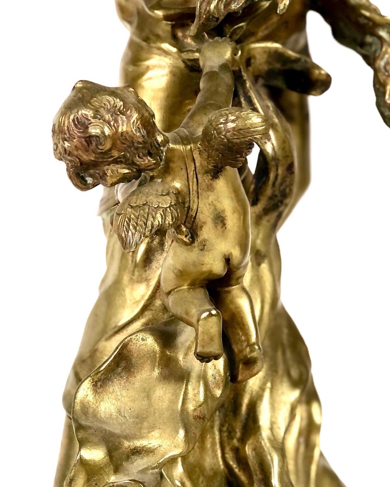 French Gilt Bronze By Auguste Moreau “Nuit D’été” photo for sale