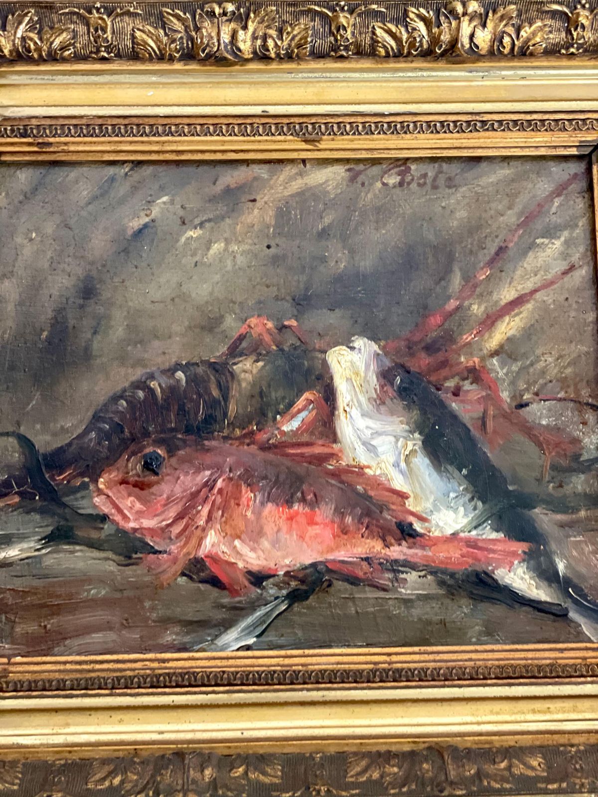 1880s Oil On Canvas By Victor Costes photo furniture