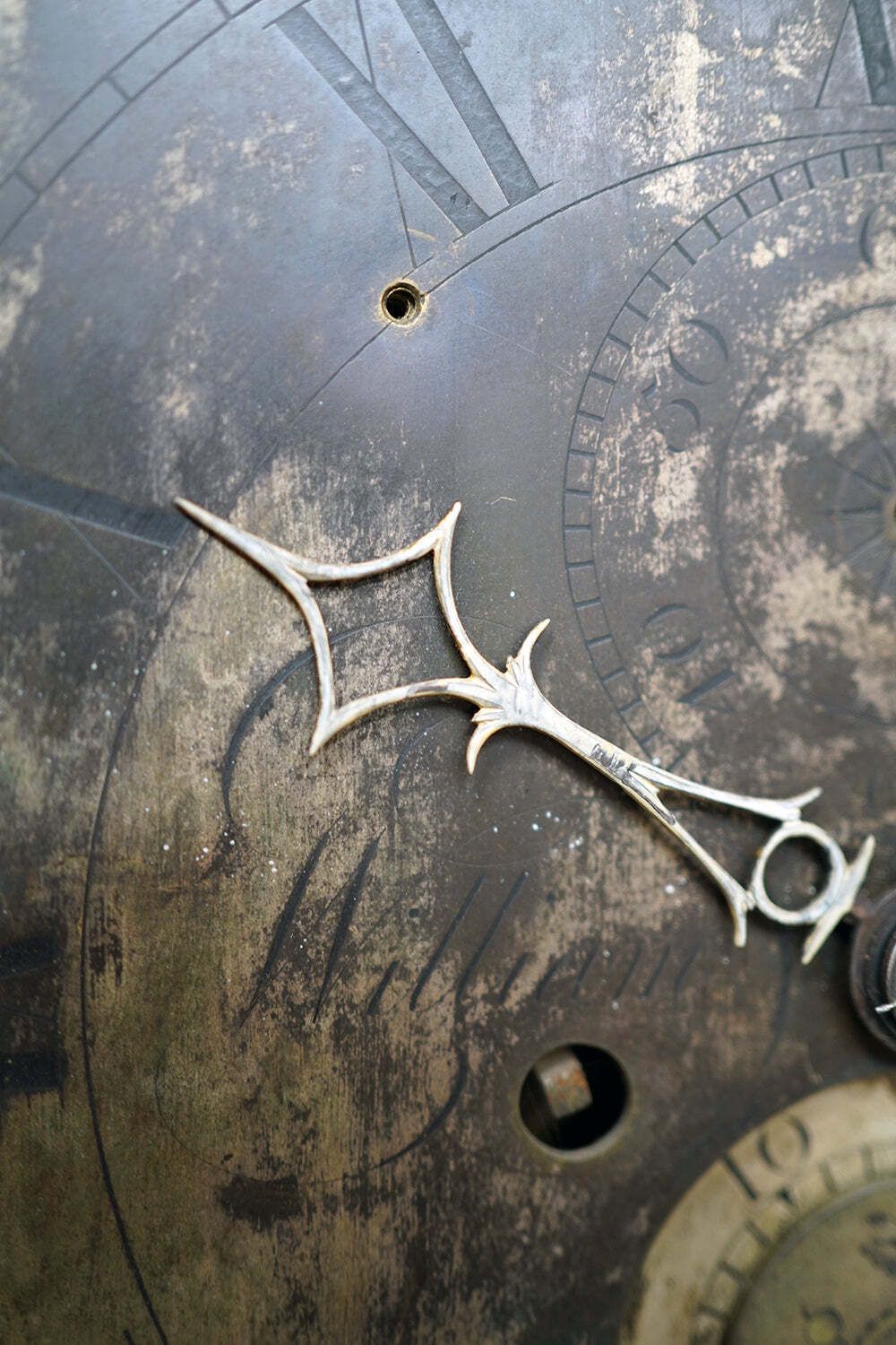 photo vintage A Late 18thc Painted Eight Day Longcase Clock By William Jones Of Abingdon C.1790