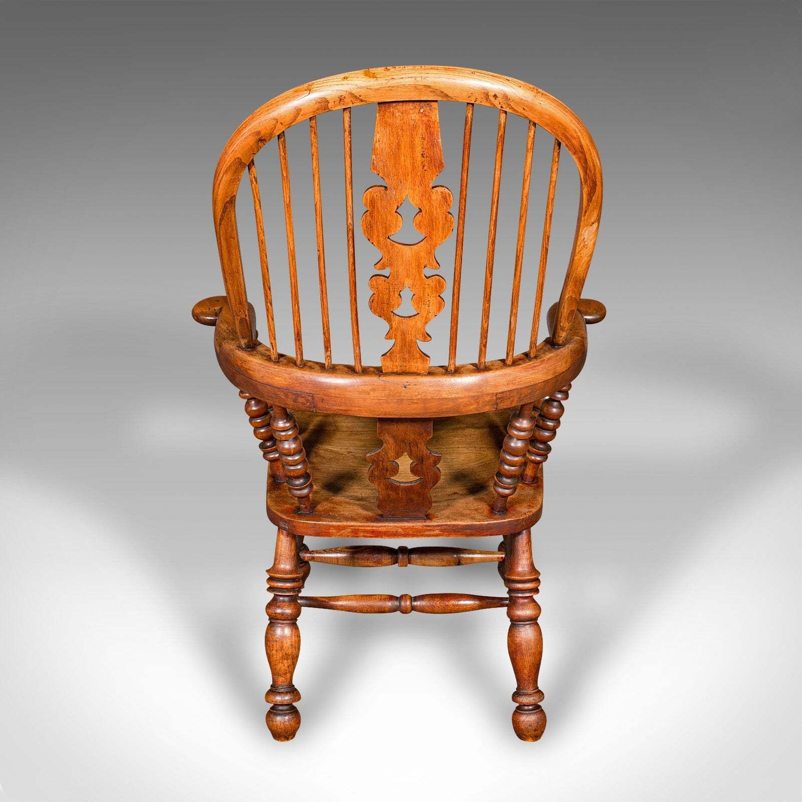 Antique Yorkshire Armchair, English, Elm, Country House, Elbow Seat, Victorian photo Furniture