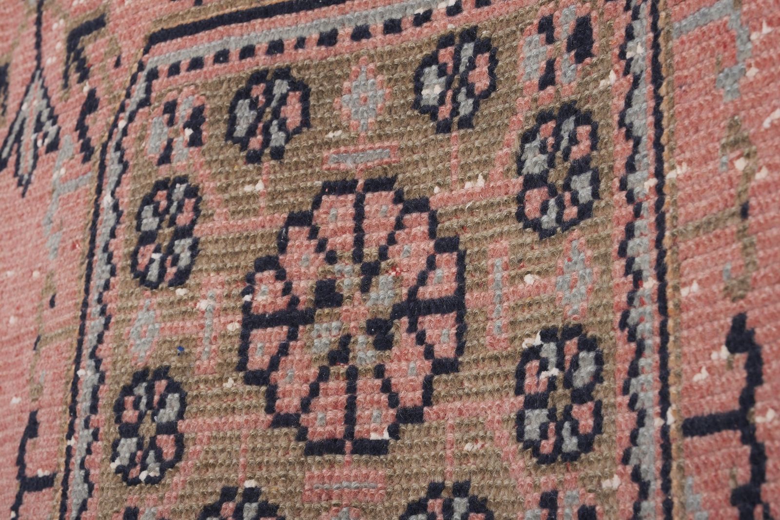 1960s Turkish Hand Knotted Vintage Long Runner Rug   Stair Carpet 2'6'' X 21'2'' photo vinterior