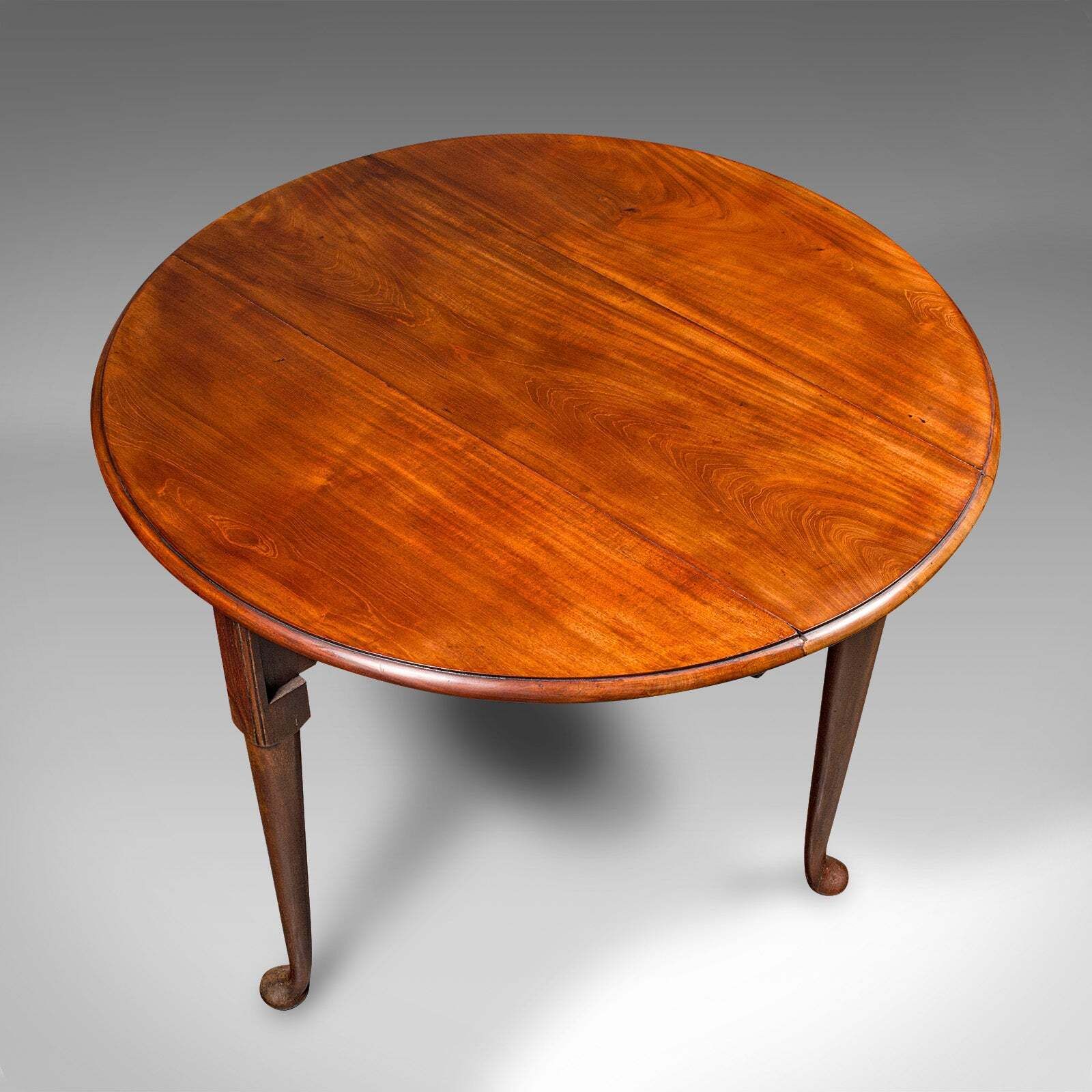 photo furniture Antique 4 Seat Drop Leaf Supper Table, English, Extending, Gate Leg, Georgian