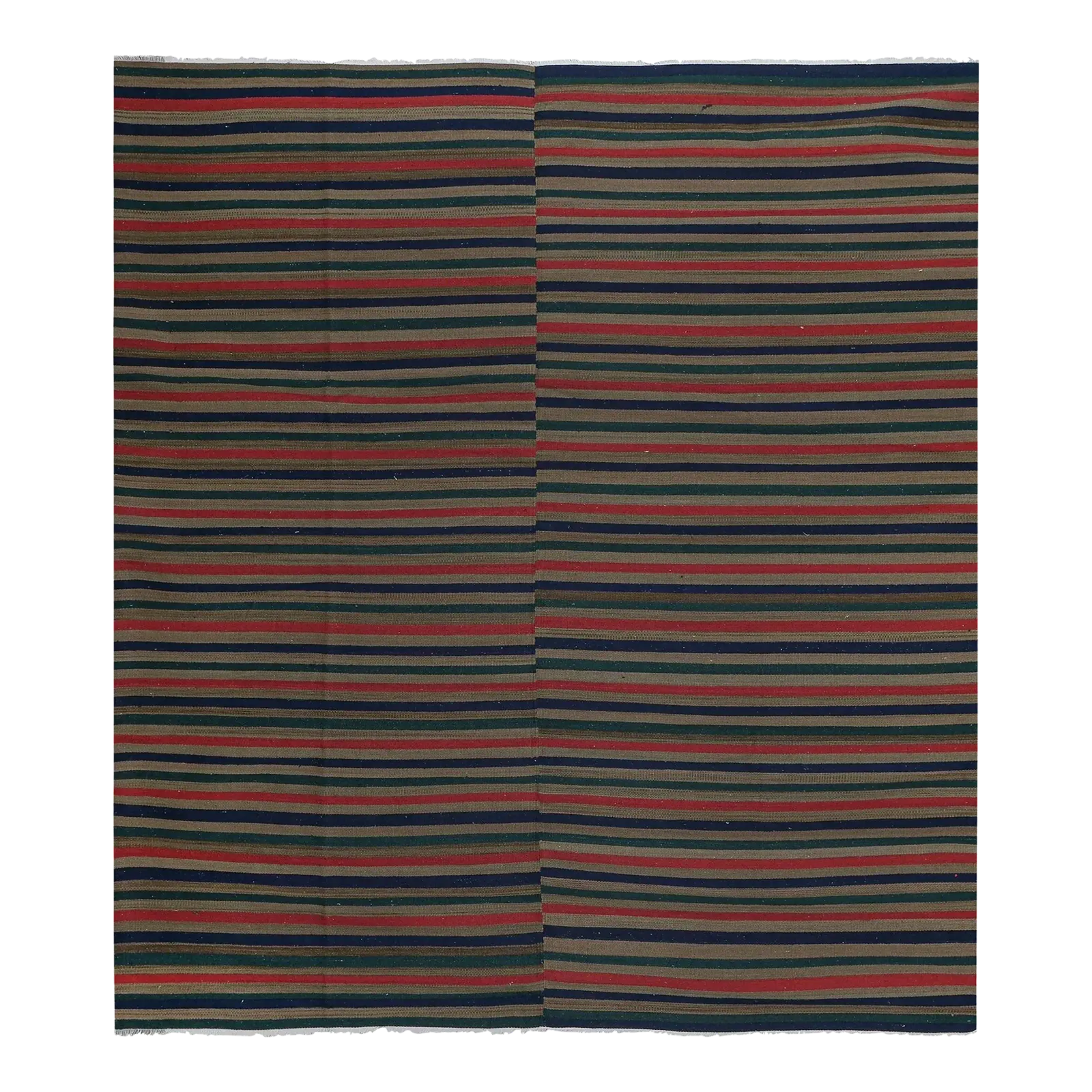 Decorative Oversized Turkish Kilim Rug 9'9'' X 11'2''