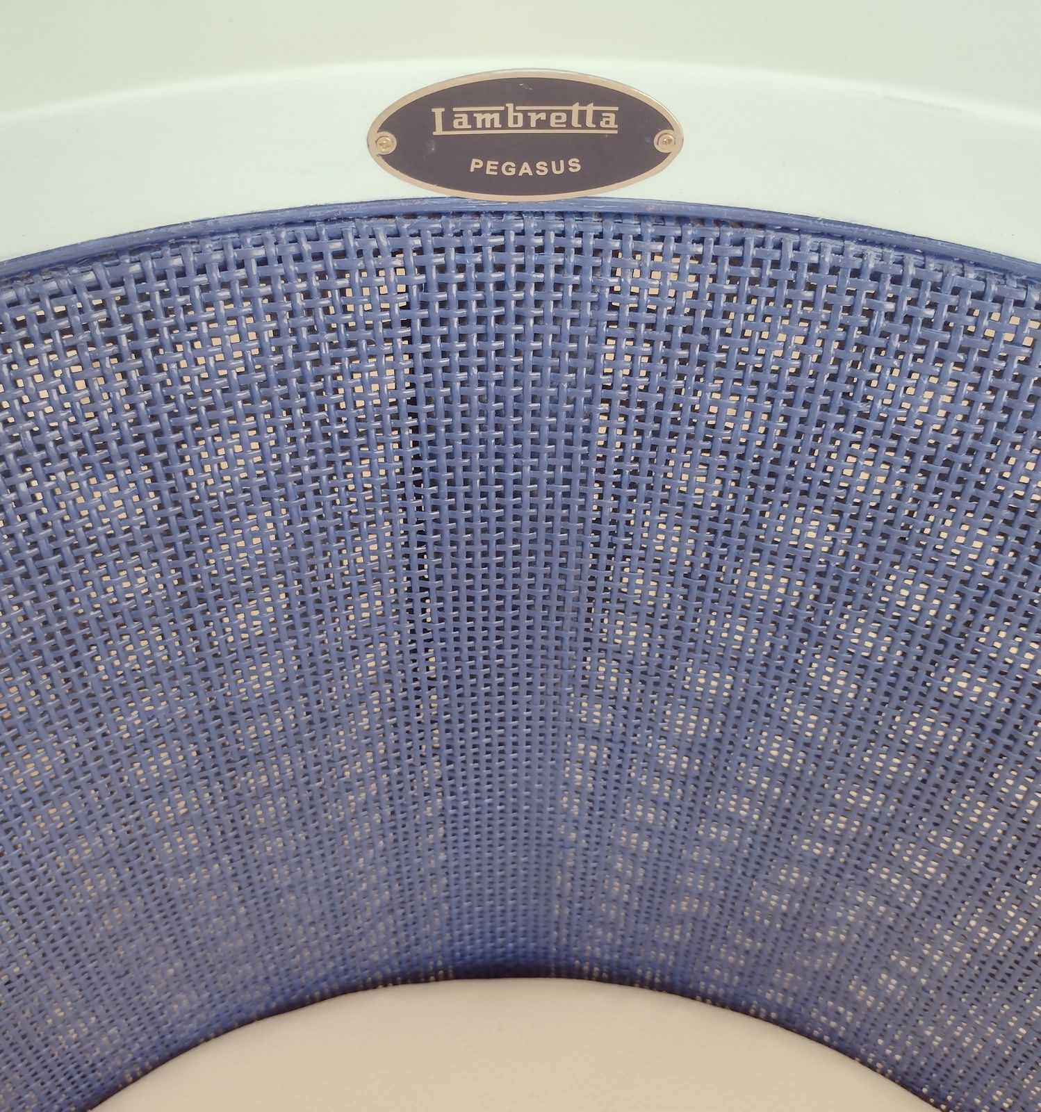 Mod Lambretta Scooter   Smack 2c34 Wicker Tub Chair Designed By Luigi Billiani photo vintage