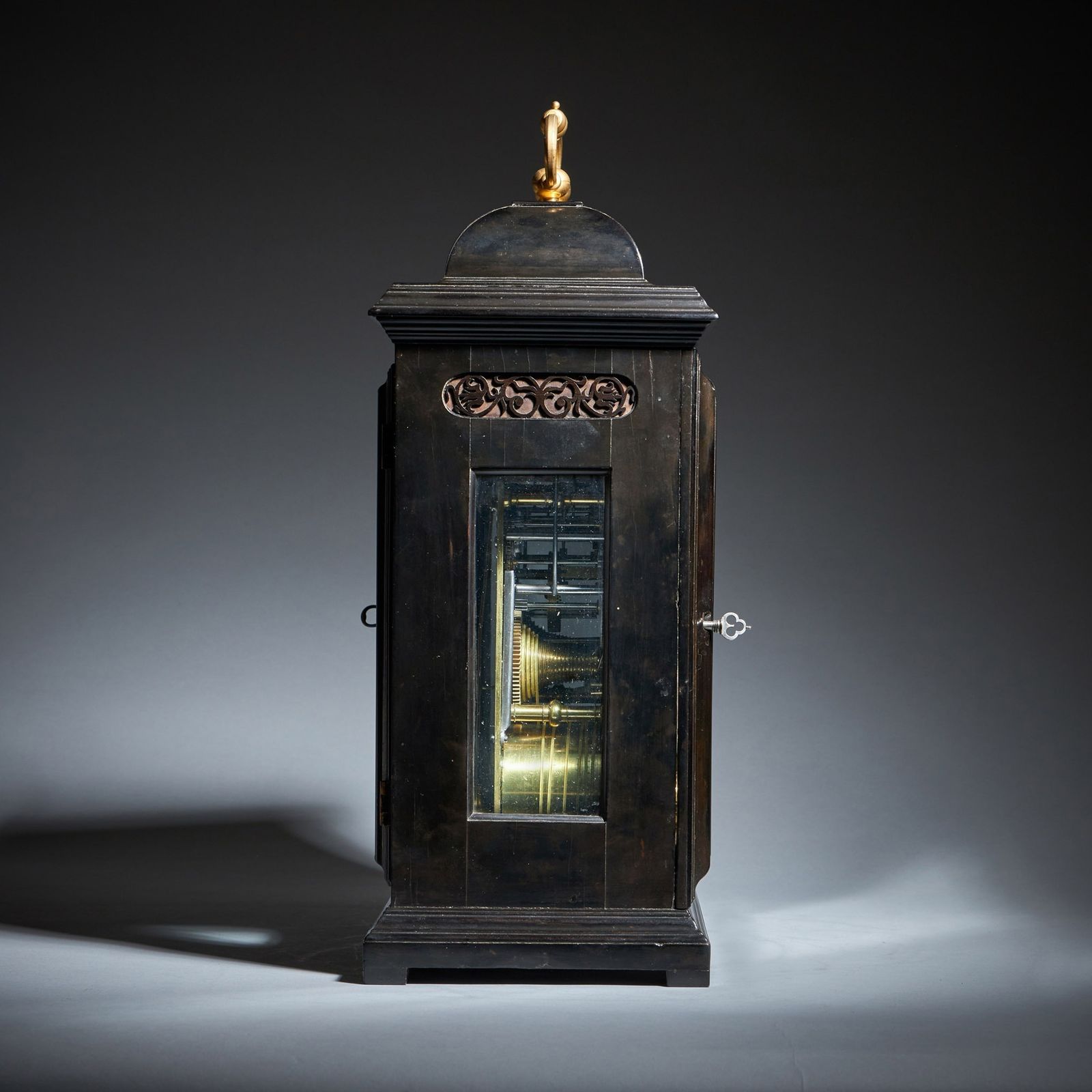 A Rare Late 17th Century English Eight Day Spring Driven Table Clock With Bolection Mouldings Signed J Gerrard London. Circa 1700, photo for sale