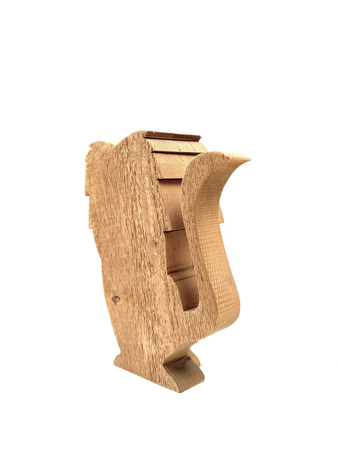 Art Bottega Michelangeli, Lion Wood Sculpture, Orvieto Italy 1970s photo