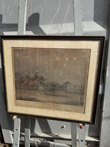 Huge  The Celebrated Tom Thumb By F.C.Turner 1772 1846 Engraved H.Pyall Framed
