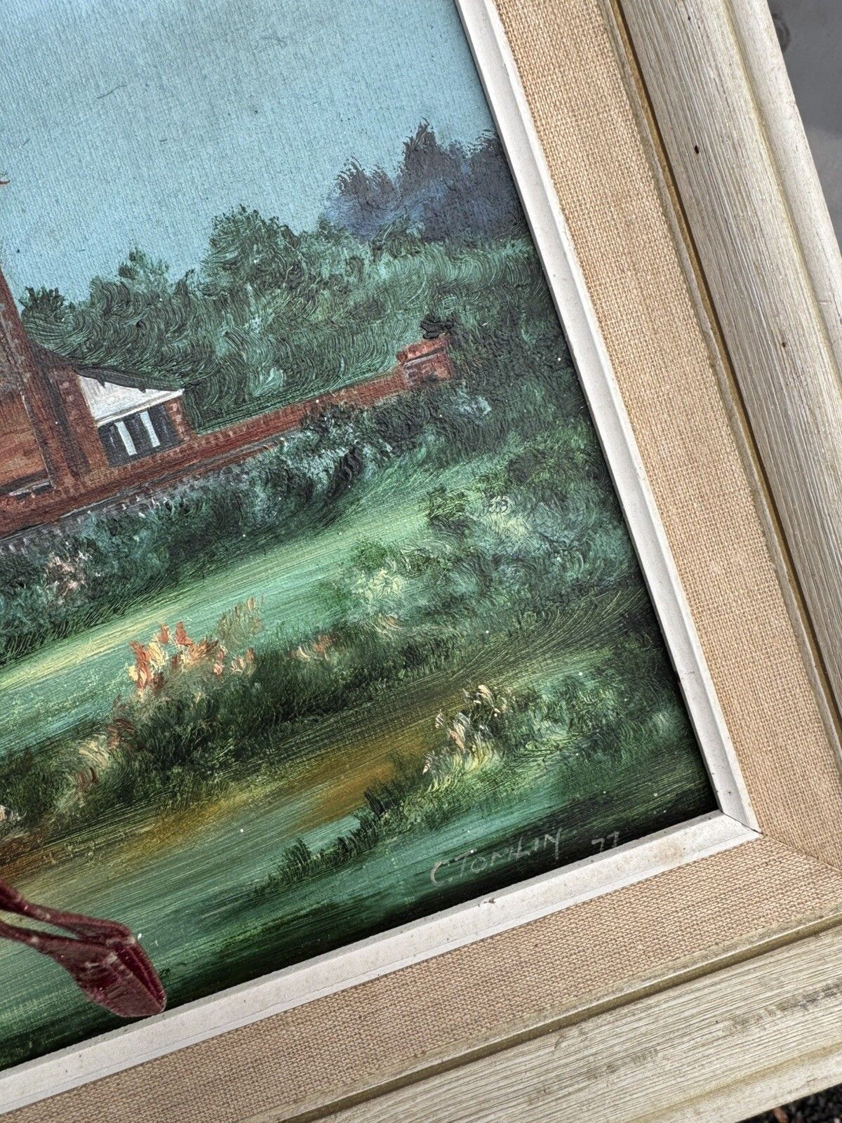 Mid Century  1970 Vintage Windmill Oil Paintings Suffolk Norfolk Artworks photo buy